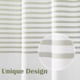 thumbnail image 2 of Cortina de Ducha jinchan Verde/Blanca a Rayas 180x180 cm con Ganchos, 2 of 8