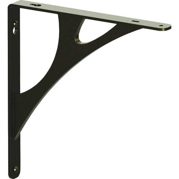 Knape & Vogt Decorative Shelf Bracket Manhattan Style - Steel, Bronze, 10 in H, 500 lbs — Home & Garage Storage, Stackable Design