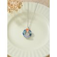 thumbnail image 5 of WINNICACA 925 Sterling Silver Rose Mother and 5 Daughters or Sons Necklace Mom Blue Crystal Jewelry  Birthday Anniversary Mothers Day Valentines Day Gifts for Women, 5 of 7