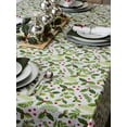 thumbnail image 3 of Boughs of Holly Collection Decorative Holiday Dining Table & Kitchen Décor, Tablecloth, 70" Round, Christmas Greenery, 3 of 8