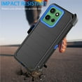 thumbnail image 4 of For Motorola Moto G Power 5G 2025 Case with Built-in Screen Protector and Belt-Clip Holster, Tekcoo Military Grade Shockproof Rugged Phone Case Kickstand Hard Cover for Moto G Power 5G 2025 - Blue, 4 of 11
