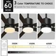 thumbnail image 2 of Skeven Ceiling Fans with Lights and Remote, 60 inch Outdoor Ceiling Fan with Remote, Modern with Lights for Patio Farmhouse Bedroom, 2 of 7