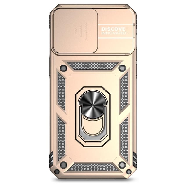 Estuche GANGXUN para iPhone 15 Pro Max, soporte giratorio 360°, estilo mecánico y magnético