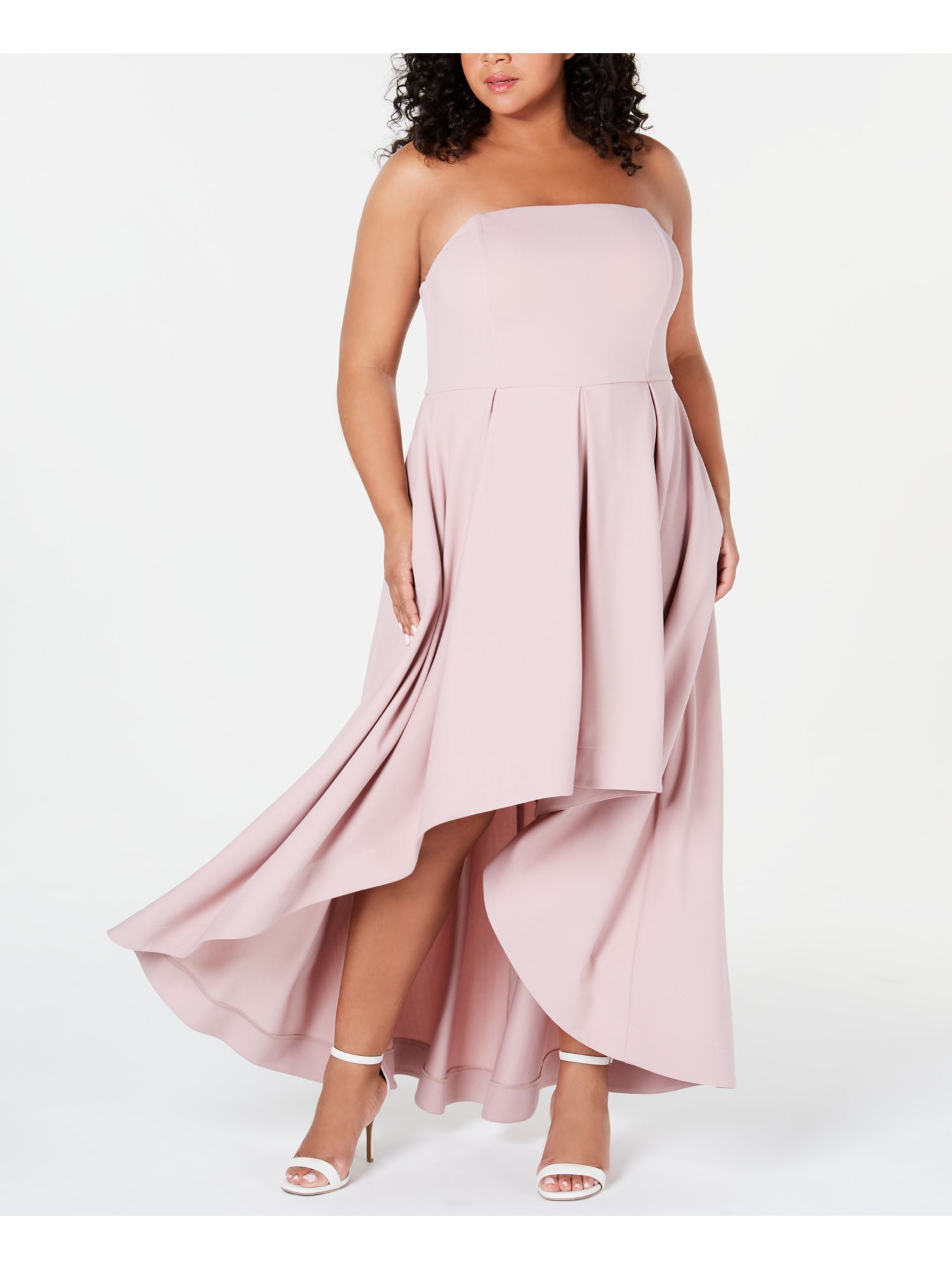 pink maxi dress size 20