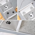 thumbnail image 1 of Bolsa de almacenamiento colgante Organizador de 3 bolsillos Almacenamiento en la puerta de la pared Bolsa para niños Cestas de almacenamiento Estante Decoración para el hogar - Oso, Gris, ZefeiWu 8390613819659, 1 of 1