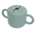 thumbnail image 1 of Tasse à Collation en Silicone Saine pour Bébé Tout-Petit Enfants 350ml Design Portable à Double Oreille, 1 of 8