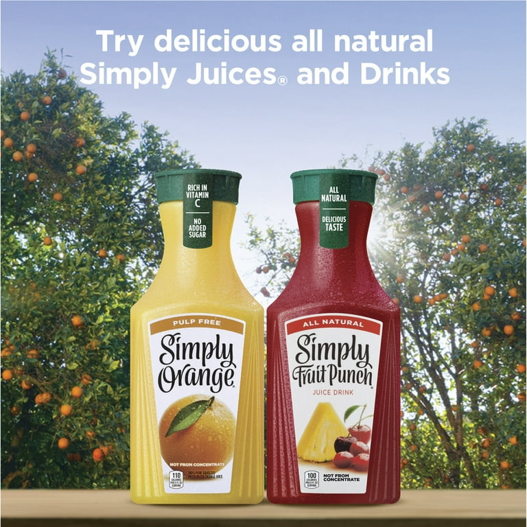 Simply Non-GMO, All-Natural Fruit Punch Juice Blend, 52 fl oz