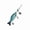 Blue, variant on Articulated Artificial Fish Charm Keychain Gift For Fishermen Tackle Enthusiasts