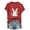 Red, variant on VBTAPA Easter T Shirts for Women Short Sleeve Crewneck Tops Novelty Funny Bunny Printed Graphic Tees Casual Holiday Tee Blouse Sales of Today Pink XXL