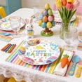 thumbnail image 6 of Uxgjfwu Easter Paper Plates, Heavy Duty Disposable Dinnerware Set with Bunny and Egg Designs, Spring Holiday Party Supplies for Gathering and Celebration, 6 of 6