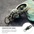thumbnail image 4 of Key Chain Multi 1Set 2.5X0.6X0.2in White Copper Vintage Design Men Women, 4 of 8