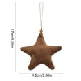 thumbnail image 3 of Set de colgantes decorativos en forma de estrella con tela para decoración del hogar, decoraciones de fiesta o regalo – pack de 5 para cumpleaños, fiestas y inauguración de casa, 3 of 6