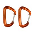 thumbnail image 3 of 2x 16KN Mini Aluminum Alloy Carabiner Clip Hooks, 3 of 6