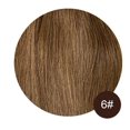 thumbnail image 1 of Straight Clip In Pu Hair Extensions Real Human Hair Brazilian Virgin Hairpiece 6pc/set Seamless Full 10-30" Natural Color, 1 of 5