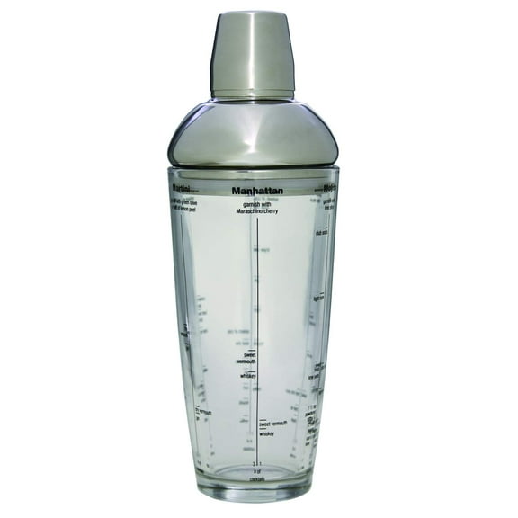 Tablecraft H2400T Stainless Steel Top Boston Shaker, 2.3, Gray