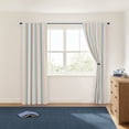 thumbnail image 2 of Mainstays Kids Multicolor Stripe 100% Blackout Curtain Panel 38x84, 2 of 8