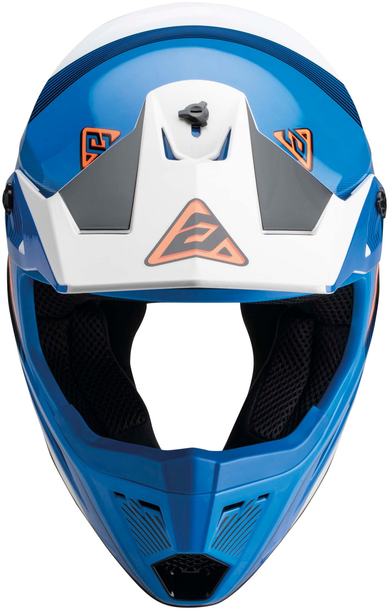 Answer AR1 Vendetta Helmet Blue/White/Orange Youth - Large