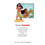 tonies Toniebox 2 Screen-Free Audio Player Full Play Bundle for Kids 1+ with Moana, Disney Quiz Kingdom Tonieplay Game and Controller - Cloud Pink