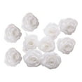 thumbnail image 1 of 10 piezas de 6 cm de mini flores artificiales para el cabello, elegantes pinzas para el cabello, adorno para boda Blanco, 1 of 8
