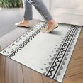 thumbnail image 4 of Bohemian Retro Floral Non-Slip Entryway Door Mat,Boho Indoor Decor Durable Low Plush Door Mat,Washable Welcome Rug for Patio Hallway Home Decor 17x30 Inches, 4 of 7