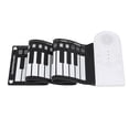 thumbnail image 1 of Instrumentos musicales 49 teclas piano de mano niños principiantes silicona portátil plegable órgano electrónico, 1 of 4