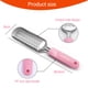 thumbnail image 2 of Lima para pies, exfoliante de pies desmontable de acero inoxidable, removedor de durezas para pies húmedos y secos, color rosa, 2 of 5
