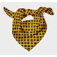 thumbnail image 3 of Bimba Gold Diamond Geometric Pure Silk Printed Head Bandanas Summer Neck Wrap Scarf 40 x 80 Inches, 3 of 6