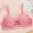 Pink, variant on Lace Bra for Women Push Up Underwire Bra Lightly Lined Sexy Padded Bralette Adjustable Straps Everyday Lingerie