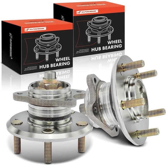A-Premium 2 x Rear Wheel Bearing and Hub Assembly with 5-Lug Compatible with Kia Optima 2006-2008, Magentis 2006-2010