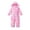 Pink, variant on 4-12 Years Boys Girls Middle and Large Children Fall and Winter Tie Dye Star Camouflage Printing Windproof Warm Anti Cold Hooded Ski Suit(Camouflage,9-10 Years)
