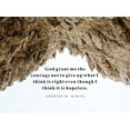 thumbnail image 2 of ArtsyQuotes 24x19 Gold Ornate Wood Framed with Double Matting Museum Art Print Titled - Chester W. Nimitz Quote: Grant Me the Courage, 2 of 4