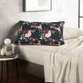 thumbnail image 6 of Sikiie Watercolor Floral Print Plush Pillow Cover, Wrinkle-proof and Stain-resistant Pillow Protector without Pillow Core, Home Decoration-16"x24", 6 of 6