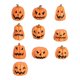 thumbnail image 1 of 10 piezas de decoraciones de calabaza de Halloween, adornos de escritorio, suministros para fiestas, figuras de calabaza de regalo para jardín, hogar, Naranja Amarillo, 1 of 9