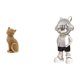 thumbnail image 1 of Figura de escritorio,Estatua de gato,linda decoración para estante o escritorio,Figura de escritorio,Estatua de astronauta para estantería,oficina o decoración del hogar,Figura decorativa de, 1 of 8