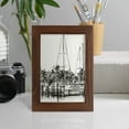 thumbnail image 5 of Neutral Tropics I - Framed Print w/glass - Chestnut, 5 of 8