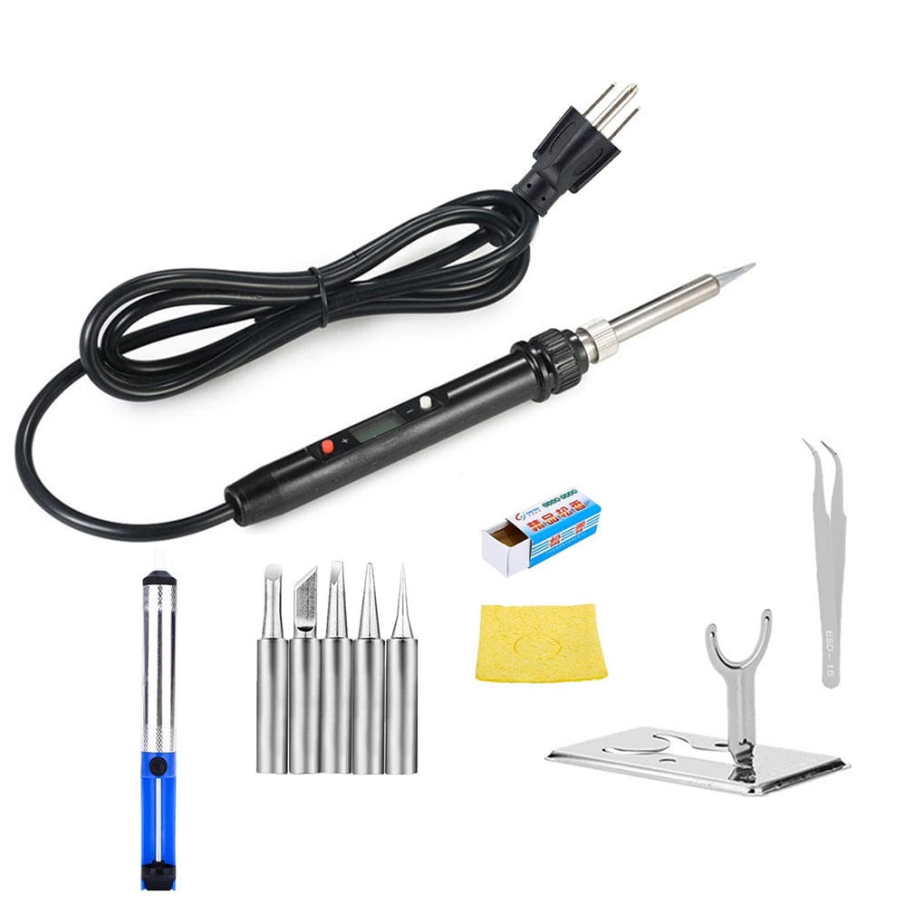 35W 220V Electric Soldering Iron Welding Dual Power Wire Tool US Plug 
