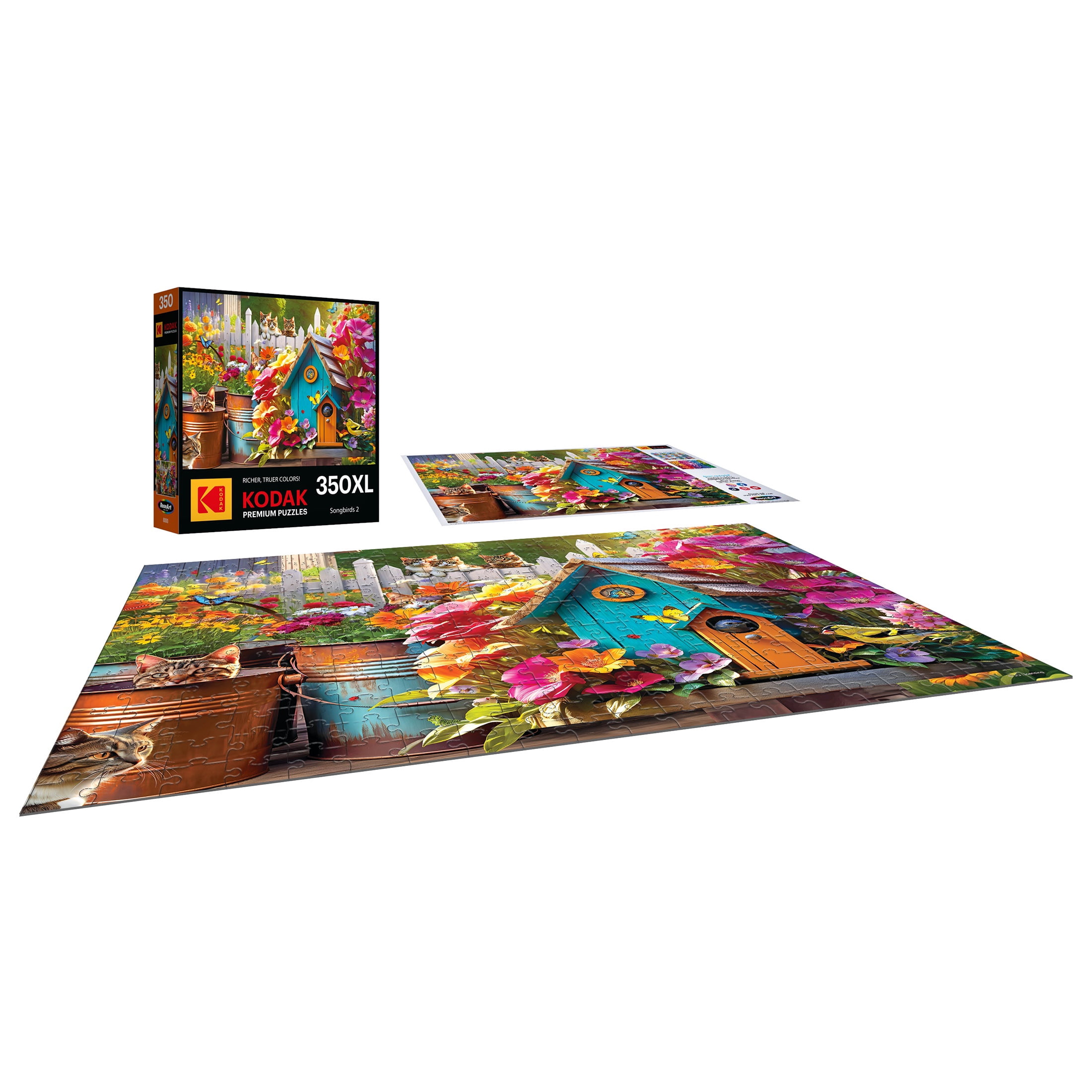 RoseArt Kodak 350-Piece Songbirds 2 Adult Interlocking Jigsaw Puzzle