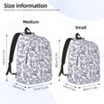 thumbnail image 2 of Xecao World Travel2 Canvas College Laptop Backpack, a durable rucksack designed for both men and women, ideal for travel, school, and daily use-Medium, 2 of 5