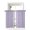 Lavender Purple, variant on Modern Minimalist Art Tier Curtains 45 Inch Length,Sheer Curtains for Bedroom Living Room Window Vintage Simple Lines Black Rod Pocket Drapes Kitchen Curtains Small Half Window 27.5"x45" 2 Panels