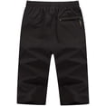 thumbnail image 3 of Men's 3/4 Hiking Pants Outdoor Performance Running Jogger Capri Shorts, 3 of 5