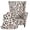 Cow Print Design, variant on Pzuqiu Christmas Poinsettia Wingback Chair Slipcover with Wear-resistant, 2 Piece Wingback Chair Covers with Soft Wingback Armchair Cover for Pet Kids