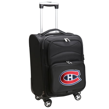MOJO Black Montreal Canadiens 21 Softside Spinner Carry-On