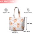 thumbnail image 4 of Pomeranian Dogs with Hearts Travel Tote Bags for Women Carry On,Large Weekender Bags for Women Travel,Multi Functional Duffle Bag for Work,Shopping,Sports, 4 of 5
