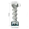 thumbnail image 3 of Efavormart 7" Handcrafted Crystal Glass Votive Candle Holder Taper Holder Tabletop Dining Room Table Decorative Centerpiece - 1 PCS, 3 of 10