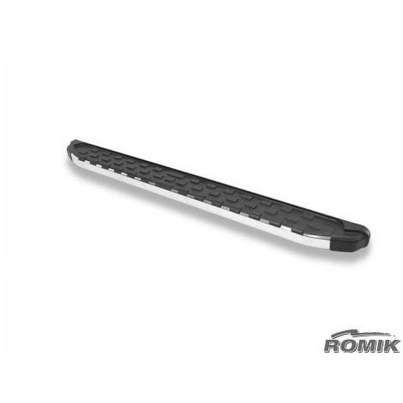 Romik 51755418-5.5" REC Series Black Running Boards with Polished Trim