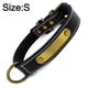 thumbnail image 2 of Collar de cuero resistente para perros pequeños, medianos, grandes y extragrandes., 2 of 5