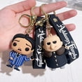 thumbnail image 2 of Addams-Llavero modelo familiar de película, llavero de moda, adorno de bolso de pareja, colgante de coche, regalo de fiesta para niños, 2 of 5