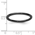thumbnail image 4 of Sterling Silver Black-Plated Polished Ring, 4 of 6