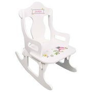 Personalized Pink Owl Puzzle Rocker
