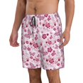 thumbnail image 2 of Balery Flower Butterfly Traje de Baño Estilo Hawaiano para Hombre, Shorts de Secado Rápido con Bolsillos-XX-Large, 2 of 6